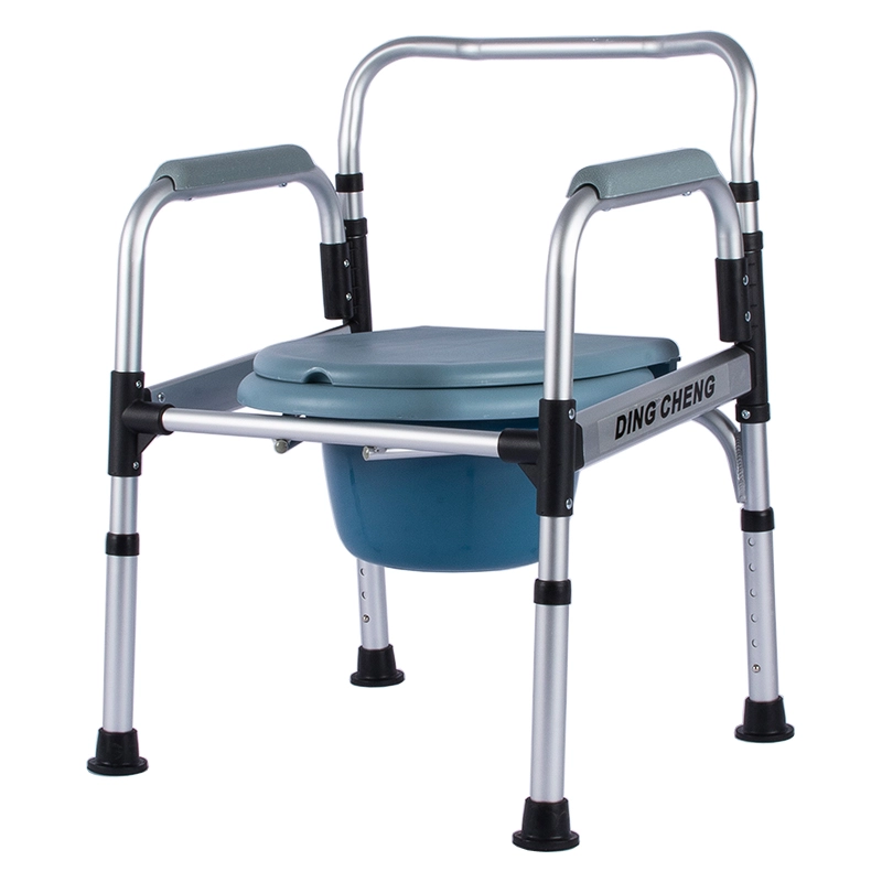 Deaktiviertes Aluminium -Commode -Rollstuhl