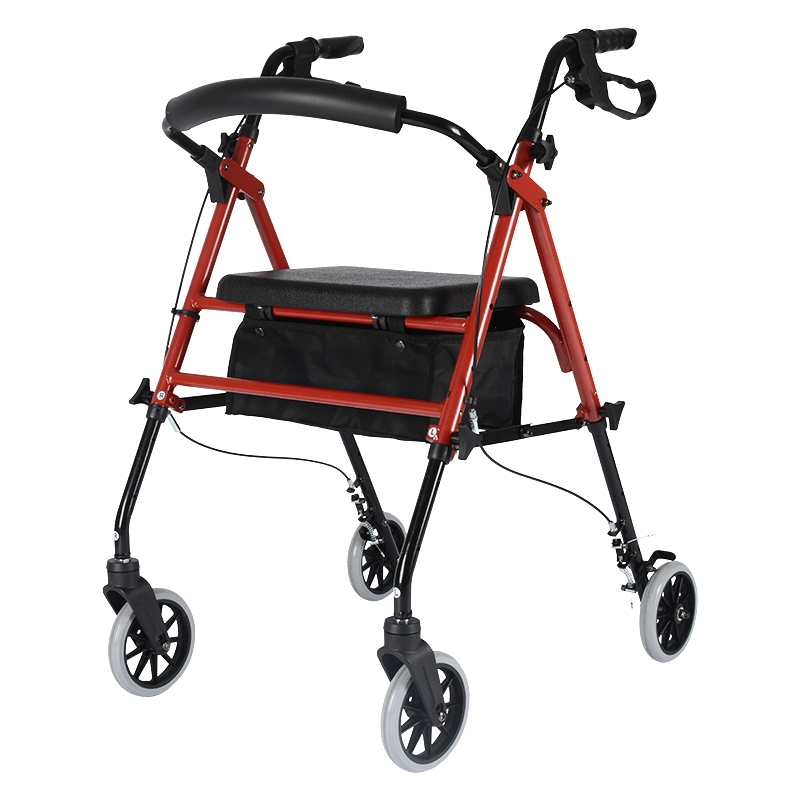 Faltbarer Rollator -Wanderer mit Sitz